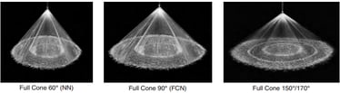 BETE TF Full Cone and Hollow Cone Spiral Nozzles