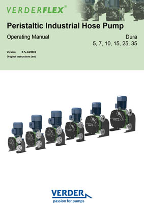 Verderflex Dura5 35 Operating Manual