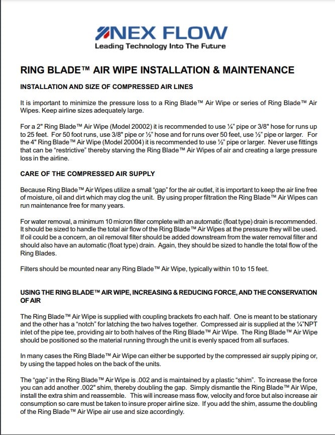 Ring Blade® Air Wipe